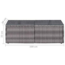 vidaXL Set Divani da Giardino 6pz con Cuscini Funzionale Impermeabile Facile da Pulire Modulare Resistente Rustico Sofà Divanetti in Polyrattan Grigio