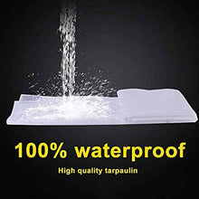 HZWLF Grande Tela Cerata Resistente, teloni, Tela Impermeabile Antipioggia con asola Rinforzata per Giardino Antipolvere, Piscina, Auto, Camion, 200 x 100 m