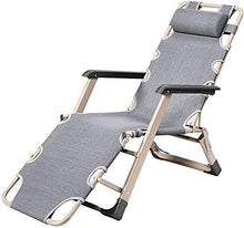 Patio Lounge Chair Chise Bed Regolabile reclinabile Oxford Panno Pieghevole Pieghevole Lettino da Campeggio con Cuscino Rimovibile per la Spiaggia della Piscina
