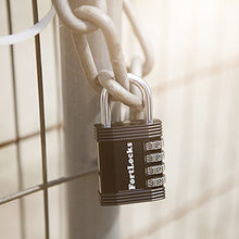 Set Lucchetti Fortlocks – Lucchetto Combinazione A 4 Cifre Per Palestra E Armadietto – Robusto, Ripristinabile, Imposta La Tua Combinazione – Impermeabile E Resistente Alle Intemperie 1 Neri