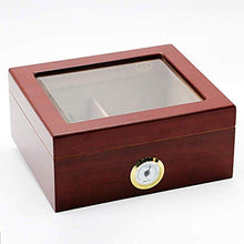 NIHAOA Accessori del Sigaro Corrosione Superficiale Legno di Cedro Idratante di Sicurezza - Viaggi Cigar Humidor Cedar Wood igrometro Manuale Cigar Humidor Buon apporto di umidità