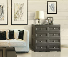 Tontarelli S.p.A. CASSETTIERA 4 CASS. Piccoli, 2 Grandi Mobile Contenitore, Angora, 79x47x85.5 cm