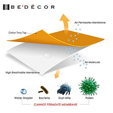 Bedecor Set 2 Coprimaterasso Impermeabile Singolo, Cotone Top Proteggi Materasso 90x200, Traspirante Copri Materasso Impermeabile Letto Singolo, Angoli Super Elastici Fino a 30 cm