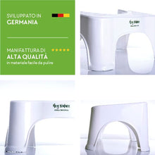 HOCA Originale sgabello bagno fisiologico/panchetto bagno medico per WC contro emorroidi, stitichezza, colon irritabile/sgabello poggiapiedi bagno per un sollievo più sano/sgabello bambini bagno