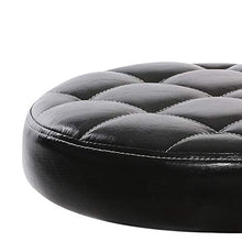 Rotondo Rotolamento Sgabello Pu Altezza Altezza Regolazione Moderna Industrial Metal Stile Swivel Spa Salon Tatuaggio Lavoro Massaggio Sgabelli Piccoli (Bianco Nero)