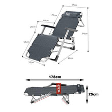 GXM-FSTOOL Lettino Prendisole, Lettini Reclinabile Pieghevole E Portatile Reclinabile con Imbottitura in Cotone Traspirante 4D Staccabile E Poggiatesta, per Viaggi in Campeggio