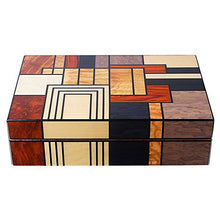 ODDINER Cigar Box di stoccaggio Cigar Box Grande capacità Solido Legno di Cedro, Legno, Ovest impiallacciatura di Legno Parquet Creativo Cigar Humidor Cigar Humidor