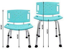 CLJ-LJ - Sedia da bagno, in alluminio, per doccia, da bagno, con sgabello da doccia, regolabile, antiscivolo, per vasca da bagno