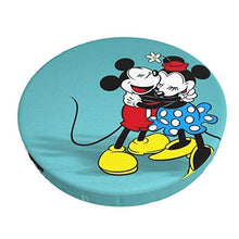 Copertura rotonda per sgabello da bar Topolino per sedia e sedia, lavabile, elastica, per sgabelli rotondi da 35,6 cm