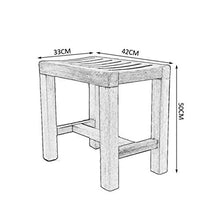 QFWM Sgabello per Vasca E DocciaSgabello da Bagno Portatile E Sgabello da Doccia Sedia da Banco Sgabello da Doccia Antiscivolo in Legno Sgabello da Bagno per AnzianiSedile da Bagno Leggero