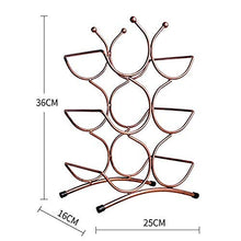 Supporto Bottiglie In Metallo Portabottiglie Per Vino Portabottiglie Per Vino Dal Design- Decorazioni Per La Casa Portabottiglie, Contiene 6 Bottiglie Di Vino Rosso