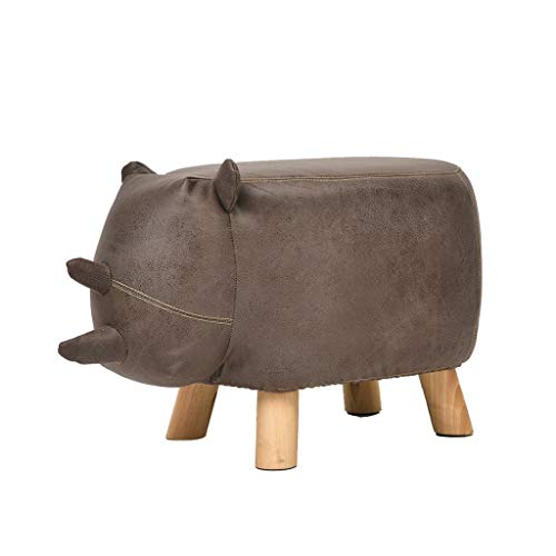 Mobili per la casa e Giardino Poggiapiedi ottomana Imbottita, Simpatica poggiapiedi Imbottita per Bambini Poggiapiedi gommosa in Pelle Scamosciata Pouf Sgabello poggiapiedi Ottomani da Cucina