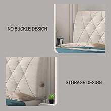 LANG ZI Fodera per Testata Letto Copertura per Testiera per Letto Copri Testata Letto 150/160/180/190cm Matrimoniale/Singolo Premium Imbottita Elastica Copritestata Letto Fodera Protezione
