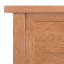 vidaXL Tavolino Portariviste con Cassetto 35x27x55 cm Legno di Rovere