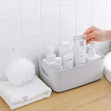 Quentin Basic - Cesto portaoggetti in plastica per accessori da bagno, come shampoo, cosmetici e altri prodotti di bellezza
