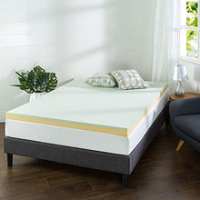 ZINUS Green Tea - Coprimaterasso in memory foam, 160 x 200 cm, per materasso, letto