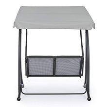 Bizzotto Dondolo GRELY 2 POSTI Antracite ARREDO Giardino Esterno TERRAZZO