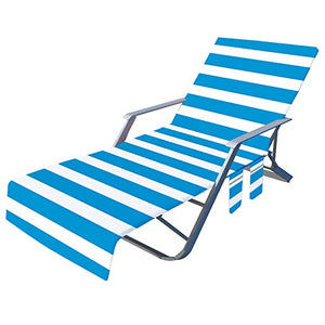 Sailsbury Telo da spiaggia in microfibra con tasca laterale, copertura ad asciugatura rapida, per piscina, hotel vacanze, spiaggia, sedia e piscina