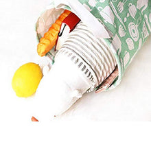 XIXIAO - Scatole portaoggetti in cotone e lino, per armadi, cassetti, armadio, cassettiera, credenza, 23 x 23 x 31 cm, colore: Verde