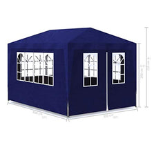 lahomie- Tenda della Birra Impermeabile, Impermeabile Gazebo Pieghevole Professionale Gazebo Impermeabile con pareti Tenda Gazebo Campeggio Tendone per Feste, Blu