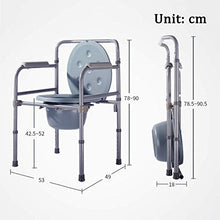 Z-SEAT Comodino Sedia Comodino Comodino con Altezza Regolabile per Adulti, sopra Toilette e Comodino Comodino, Viene Fornito con Paraspruzzi/Secchio/Coperchio