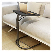 SXGKY Pieghevole Notebook Computer Desk Bed Domestica Learning Sollevamento Pieghevole Comodino Divano Laptop Table Desk Standing Tavolini Scrivania Portatile FF (Color : Black)