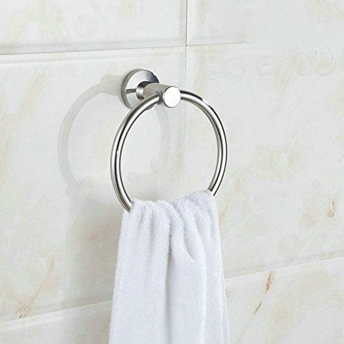 MBYW Portasciugamani Moderno Minimalista Portasciugamani Elegante per Il Bagno di Moda Portasciugamani da Bagno Anello portasciugamani da Bagno in Acciaio Inox  Adatto per Bagno,Cucina, Ufficio