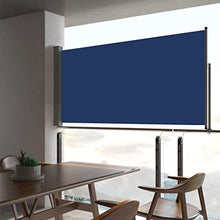 VidaXL - Tendone laterale estensibile, 80 x 300 cm, colore: Blu