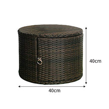 Scatola Di Immagazzinaggio Da Giardino Starplast Per Biciclette Panca Da Esterno Impermeabile In Plastica Deposito Grande Impennata Capannone Da Giardino Rattan Scatola Da Esterno Ideale,RoundStool