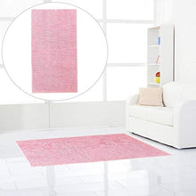 Set da bagno rettangolare in due pezzi a forma di U Tappetino da bagno lavabile in moquette per bagno per la casa(Pink)