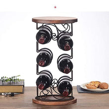 LHQ-HQ Soggiorno visualizzazione Vino Decorazione della casa Vino Bar Rack espositore Vino Rack Multi-Bottiglia di Vino in Legno massello cremagliera