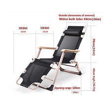 Sedia Pieghevole Pieghevole, Sdraio Portatile Reclinabile Sedia Sdraio Zero Gravity Reclinabile per Camera da Letto Soggiorno Terrazza Campeggio Tempo Libero