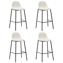 Tidyard Set 5 pz da Bar Design Moderno Alto in Tessuto,Set Tavolo Quadrato e 4 Sedie da Bar Alti in Tessuto,Set Tavolo e Sedie da Cucina Design Moderno in Tessuto