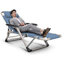 FUFU Sedie a sdraio Sedia da salotto, Pieghevole pausa pranzo Portatile singolo Siesta letto Piccolo Semplice multifunzionale Pausa pranzo Spiaggia posteriore Sedia pieghevole 80 * 64 * 105 cm Pieghev