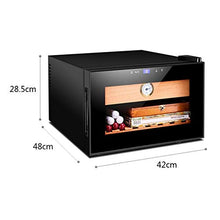 Umidificatore per Sigari Armadio per Sigari in Legno di Cedro Dolce Vernice per Pianoforte Armadio Idratante A Tre Strati Grande capacità può Contenere 120 Sigari
