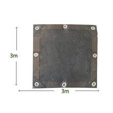 PENGDDP Telo ombreggiante Telo Coprente Rete Tessuta schermante ombreggiante（3x3m） Telo ombreggiante Buon Effetto di ombreggiatura (Nero)-Nero 3x3m