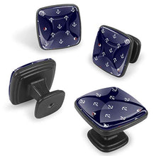 Marina Militare 4 PCS Pomelli per Porta, Pomolo per Mobile, Pomelli per Mobili con Viti, Maniglia per Armadietto, Pomelli per Porta, Pomelli per Cassetti per Porta, Armadio, Cassetto e Credenza