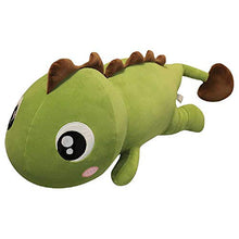 Genrics Cuscino Dinosauro Peluche Cuscino per Dormire Accompagnato da Bambole può Fare Regali di Compleanno 60cm * 20cm/ Rosa
