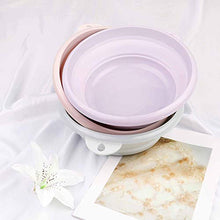 Ispessita Lavabo Pieghevole Portatile casa in Materia plastica Lavanderia idromassaggio Viaggi Grande Multiuso in plastica Bacino Turismo all'Aria Aperta, Viola