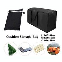 Kdrirad Borsa Portaoggetti per Cuscini da Giardino,Resistente 210D Borse da Viaggio Borsa da Trasporto Custodia Organizer con Maniglie per Casa e Patio Albero di Natale (Size : 173 * 76 * 51CM)