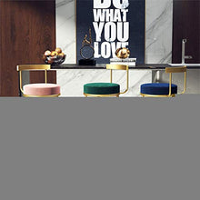 yunyu Sedia Sedia Imbottita in Velluto Sgabello da Bar Moderno per Colazione Bancone Bar Pub Cafeacute Ristorante Cucina e casa Carico Massimo 200 kg, Verde