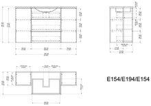 Set mobili bagno Emilia premontato , armadietto a specchio a LED, rovere chiaro
