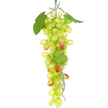 BIGBOBA. 110 Grano Simulazione Plastica Frutta UVA Stringa Decorazione,Verde Protezione Ambientale Simulazione Serie di Frutta D'uva Oggetti di Scena Decorazione Domestica in Rattan