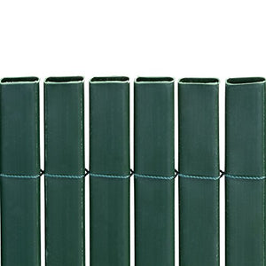jarolift Premium Canniccio PVC per Giardino/Schermo divisore e Protettivo frangivista per Recinzione da Giardino 140 x 500 cm, Verde, Simile a RAL 6005