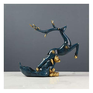 liangzishop Portabottiglie Vino Creativo Wine Rack Regali Decorazione Fawn del Vino della casa della mensola Decorazione Decorazioni d'interni for Il Natale Supporto per Bottiglie (Color : A)