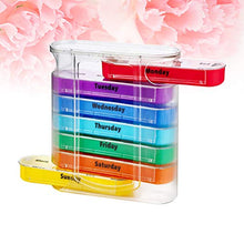 DOITOOL Contenitore per pillole da viaggio settimanale 28 scomparti portapillole organizer in plastica per medicine e medicinali, per viaggi HOM