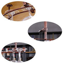 FYLHX Appeso Vino Cremagliera di Vetro Metallo Portabicchieri da Vino Elegante semplicità Vino Rack Regolabile Cremagliera del Bicchiere di Vino per Home Bar Sala da Pranzo Cucina
