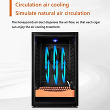 Sigaro Cabinet Sigaro elettronico Gabinetto di temperatura costante Idratante Cigar Cabinet del Governo del vino Frigorifero 4 strati 70L Cigar Box ( Color : Brown , Size : 45*52.5*72.5cm )