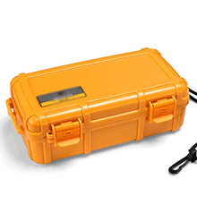 JJZXD Cassa della Custodia da Viaggio Impermeabile Portatile Scatola di Custodia Integrata in humidor Polvere Antiurto Antiurto Nero Custodia Custodia Regalo Regalo