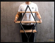 Decorazioni Da Parete Mensola Di Design 3 Ripiani Bar Mensola Diamantata A Parete Mensola A Soffitto Sporgenza Utilizzata Per Portaoggetti / Portabottiglie / Libreria / Cornice Per Decorazioni Sospes